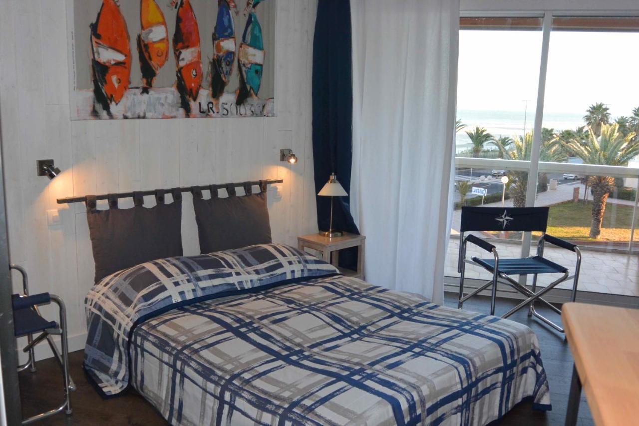 Studio vue mer et Cap Canet-en-Roussillon Esterno foto