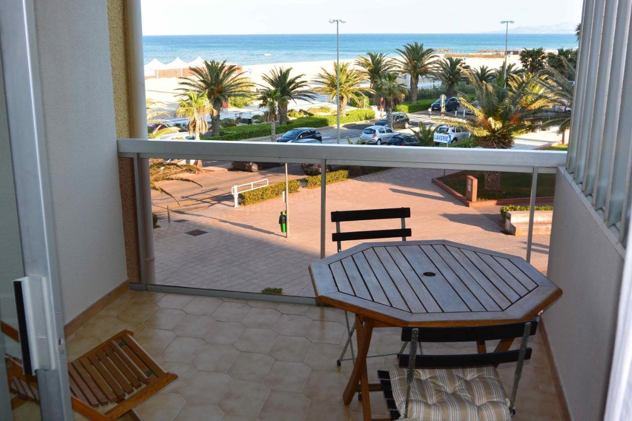 Studio vue mer et Cap Canet-en-Roussillon Esterno foto